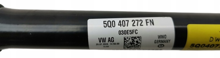фото №6, Полуось правые перед audi a3 8ya,8yf 5q0407272fn новый org