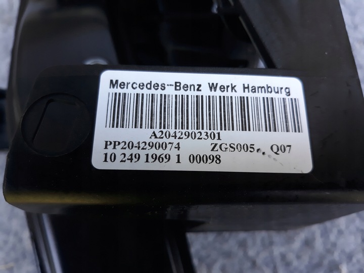 фото №3, Педаль тормоза автомат mercedes w212 e-klasa