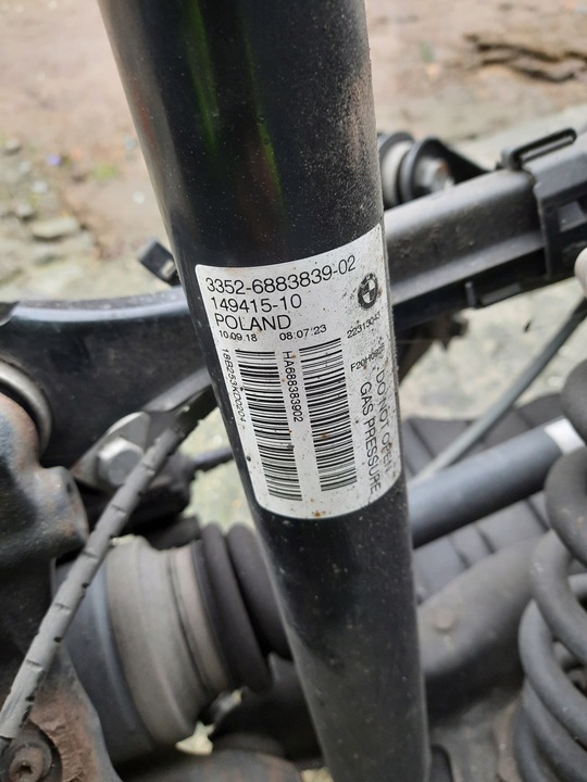 фото №10, Bmw 1 f20 f21 f22 f23 рестайлінг 18r. підвішування зад задні комплектні балка