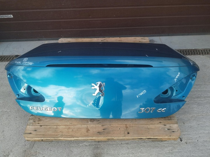 фото №13, Кришка зад peugeot 307 cc cabrio колір kmud рестайлінг 06-09