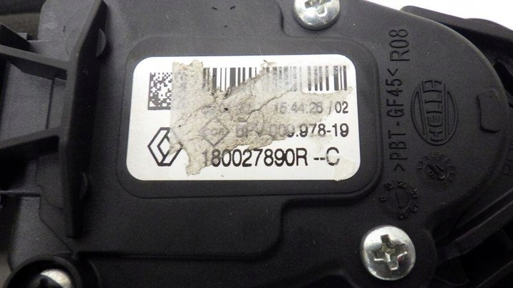 фото №6, Педаль газа потенциометр renault scenic iv 1.5 dci 180027890r