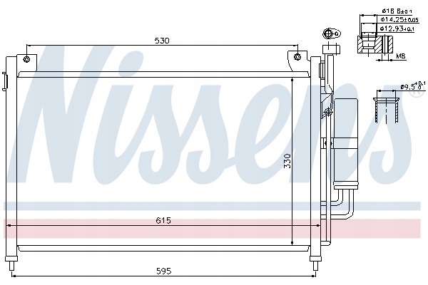 фото №8, Радіаторів кондиціонера конденсатор nissens 940033 pl dystrybucja