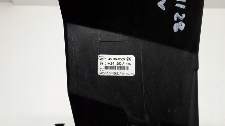 фото №11, Vw touran ii 2 15- галоген перед праві 5ta941662a