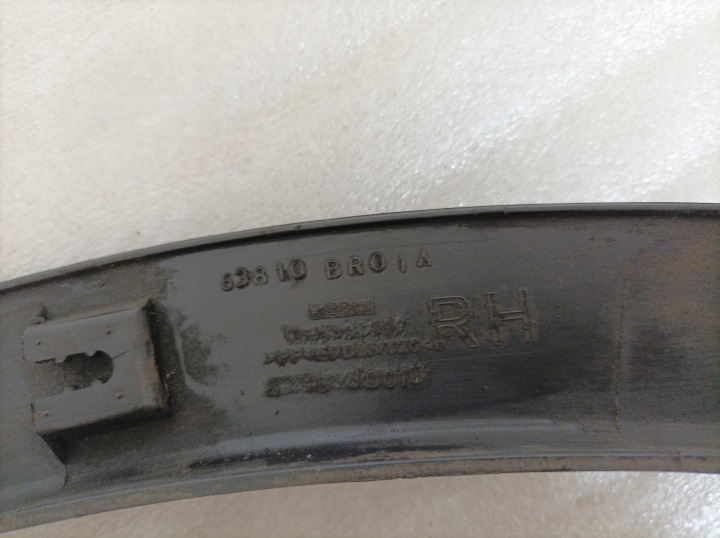 фото №9, Nissan qashqai j10 молдинг крыльев правое перед 63810br01a