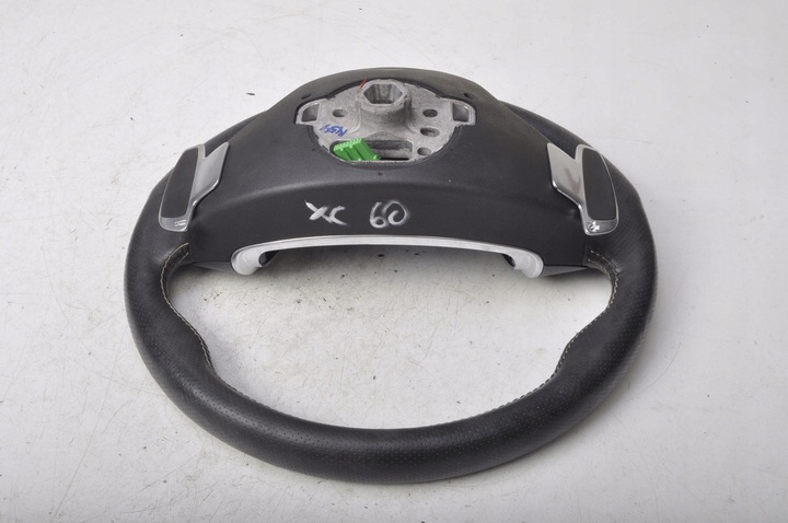 фото №14, Volvo xc60 кермо шкіряний пелюстки rdesign