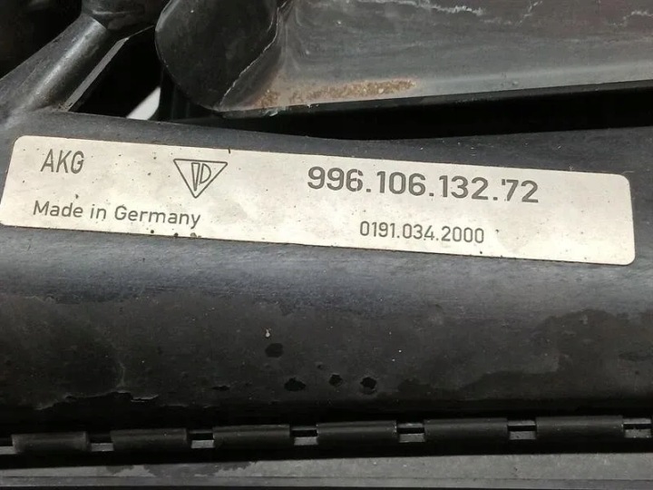 фото №9, Набір радіатор porsche 911 997 99610613272 rh turbo набір радіатор праве-
