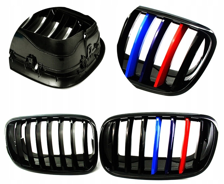 фото №10, Решітка радіатора решітки радіатора bmw x6 m e71 2009-14 m-color m- набір
