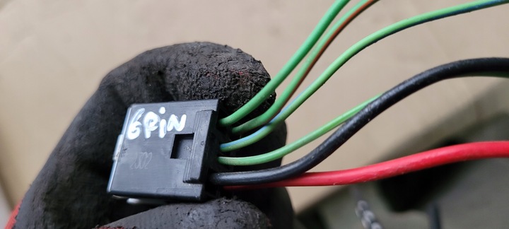 фото №5, Jeep wrangler jk штекер разъём 6pin 6 pin соединитель dodge