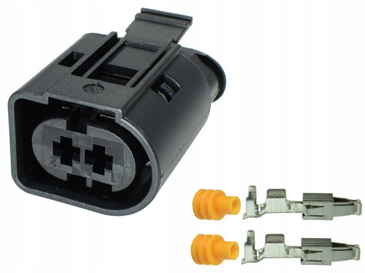 фото №1, Штекер роз'єм з'єднувач 2 pin damskie 2,8 jpt 1-967412-2