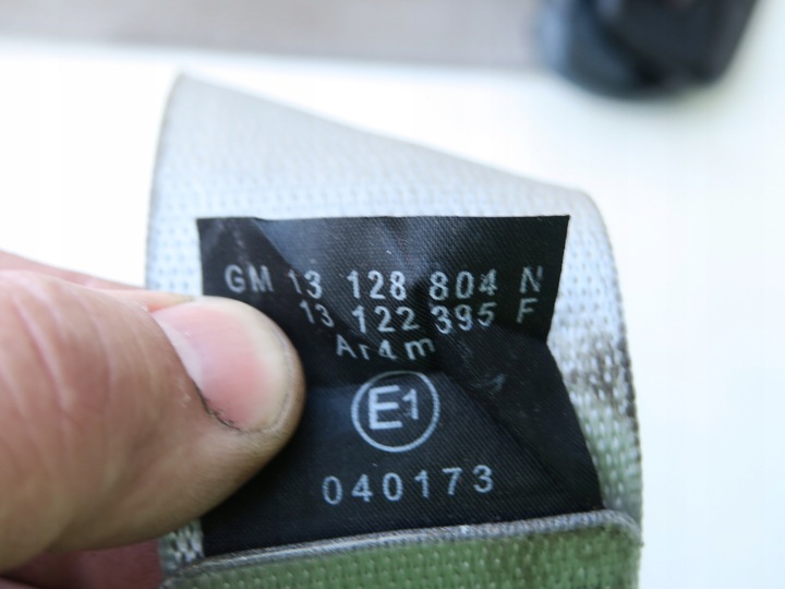 фото №11, Ремни серебристый opel corsa c 3d gsi