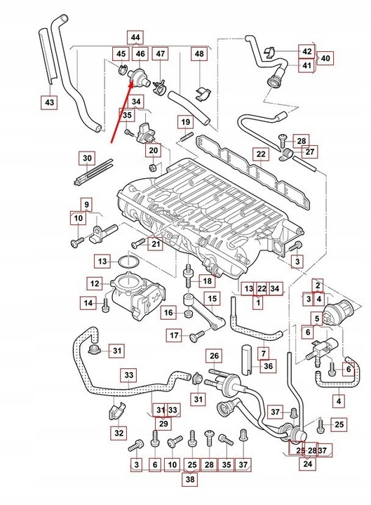 фото №10, Клапан зворотний vag volkswagen jetta golf оригінальний 058905291n