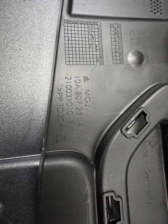 фото №9, Vw id3 id.3 10a рестайлинг бампер перед переднее каркас усилитель 22-