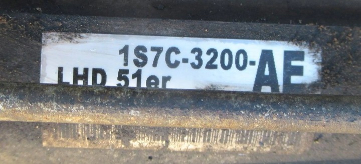 фото №2, Mondeo mk3 рейка рульового управління трансмісія 1s7c-3200-ae