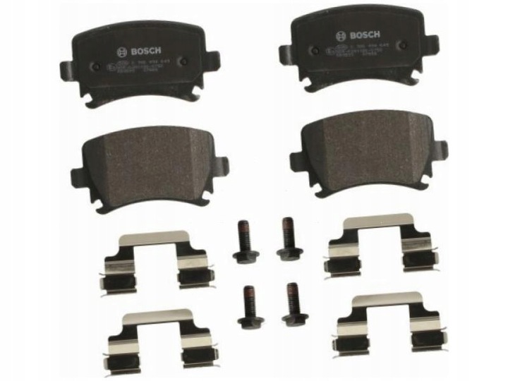 фото №1, Гальмівні колодки зад vw golf vi mk6 2.0 09-16 v mk5 3.2 07-08