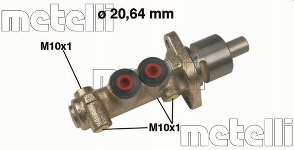 фото №11, Головний гальмівний циліндр metelli 05-0149