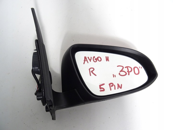 фото №11, Toyota aygo ii зеркало правые 5 pin 3p0