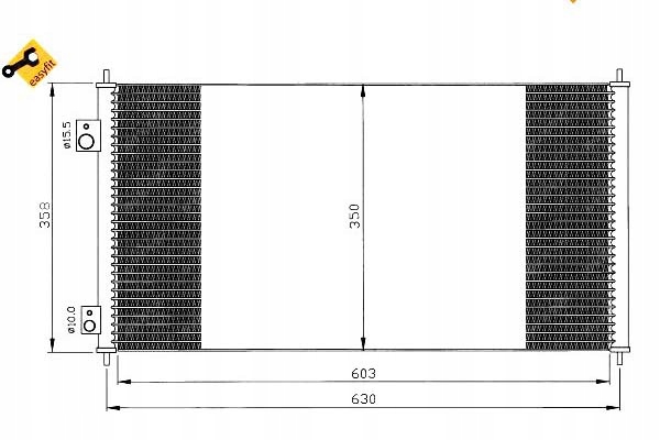фото №14, Радіаторів клімат. honda nrf 35663 конденсатор, кондиціонер