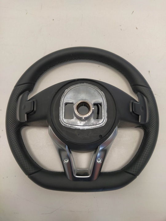 фото №10, Нова mercedes cla w117 a w176 w218 кермо пелюстки шкіра чорна nić