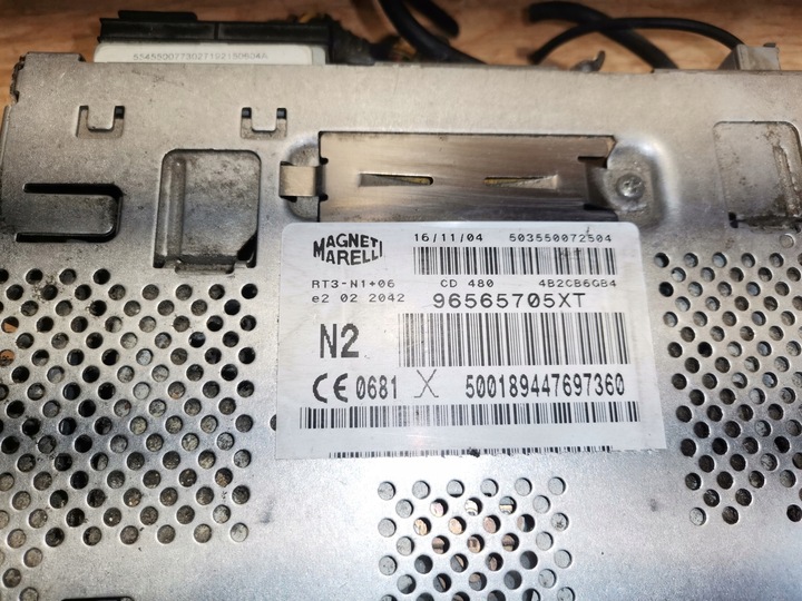 фото №3, Радио навигация gps citroen c4 i 2004-2008 96565705xt