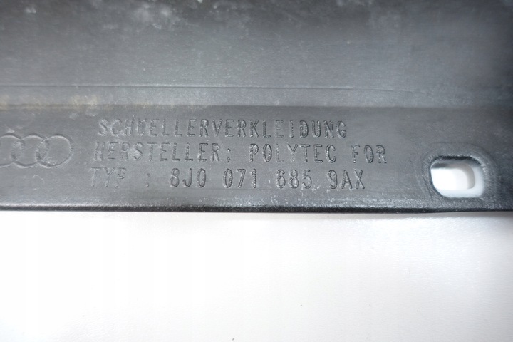 фото №13, Планка пороговая левая правая audi tt 8j0 новое oem