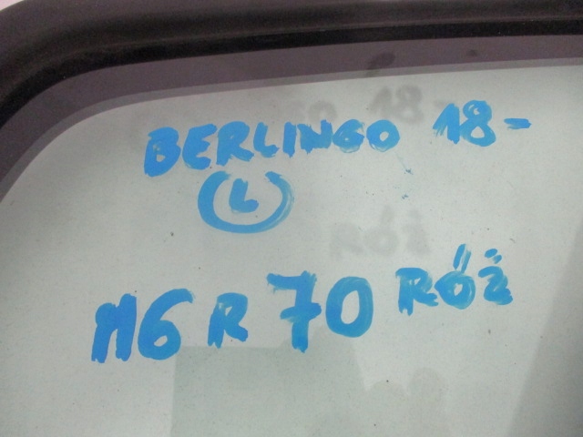 фото №9, Berlingo iv 18- rifter 18- скло двері лівих передніх 9818042280