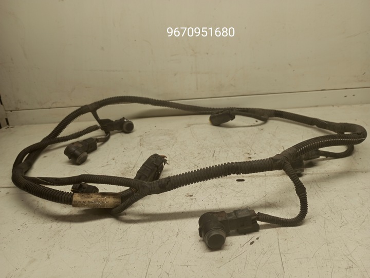 фото №7, Джгут датчиків pdc зад + 4x pdc citroen c4 grand picasso 06- 9670951680