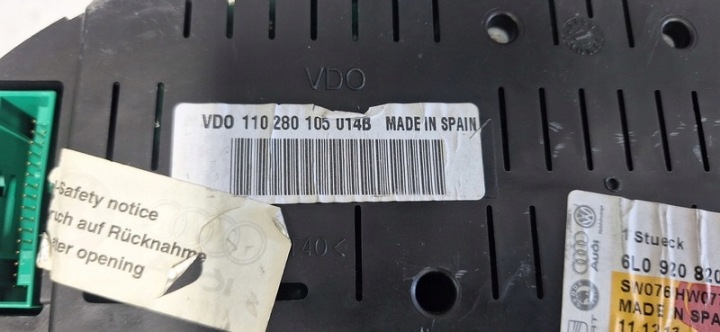 фото №11, Спідометр  seat ibiza w06l0920