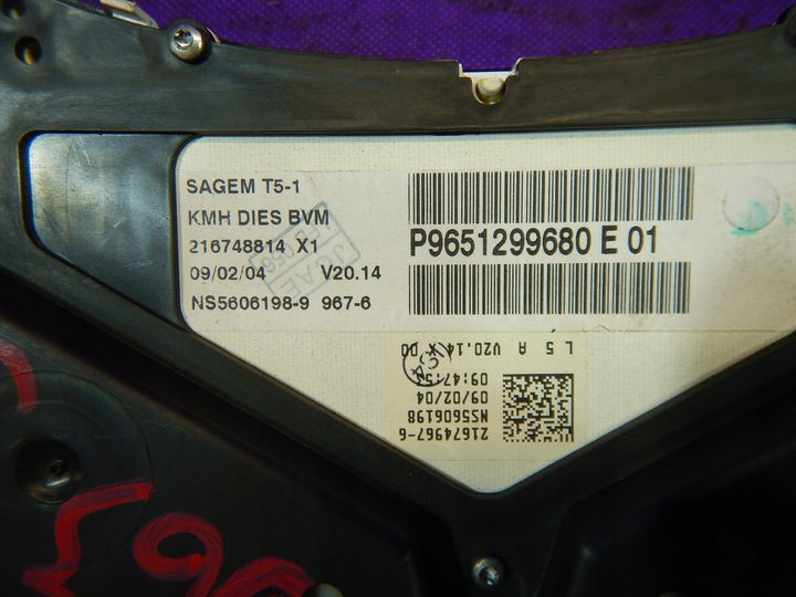 фото №6, Peugeot 307 1.6 hdi 109km спідометр  p9651299680e