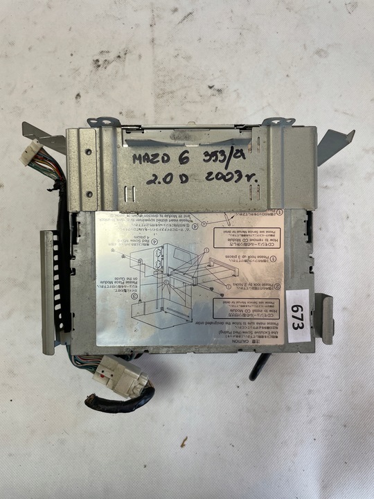 фото №1, Mazda 6 gg/gy радиопроигрыватель cd gj6g66dxse02
