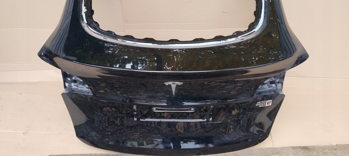 фото №9, Крышка багажника зад задняя tesla модель y 20-24rok оригинал