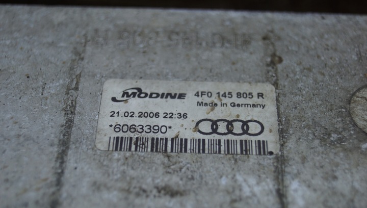 фото №5, Audi a6 c6 радиаторов интеркулер 4f0145805r