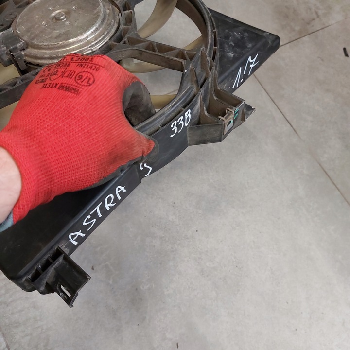 фото №8, Opel astra j 1,7 вентилятор радіатор 874680a