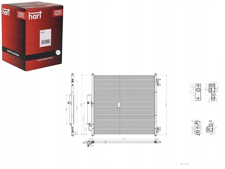 фото №1, Конденсатор конденсатор кондиціонера range rover 12- hart