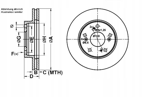 фото №2, Диски тормозные 2szt. honda civic vii civic viii