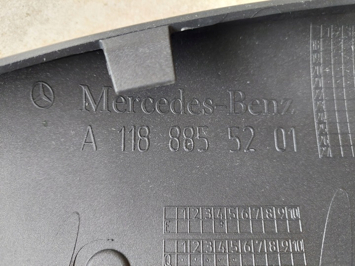 фото №7, Планка - спойлер бампера - mercedes cla w118 - amg