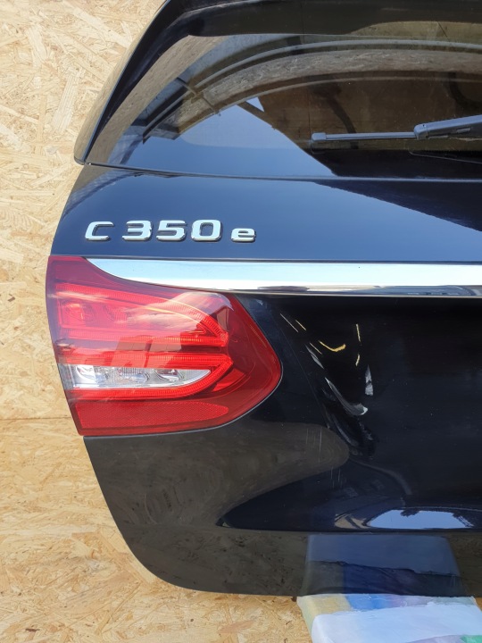 фото №5, Mercedes w205 универсал крышка багажника камера bdb неокрашенная лак 040