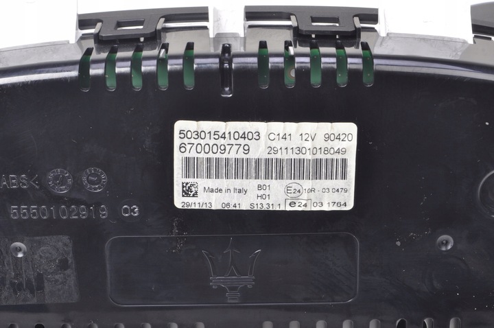 фото №8, Ghibli iii 3.0 d спідометр  прилади 670009779 англієць