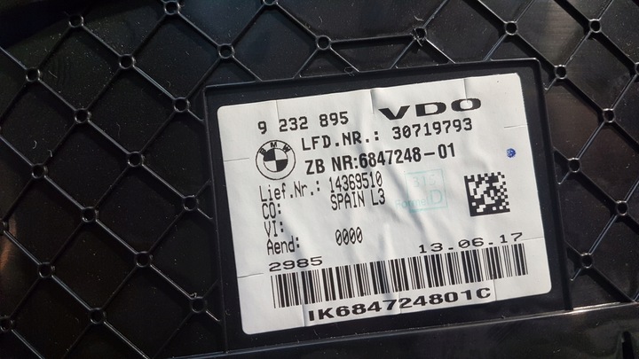 фото №5, Bmw 3 f30 lci спидометр приборы 6847248 335 xd 3.0 d