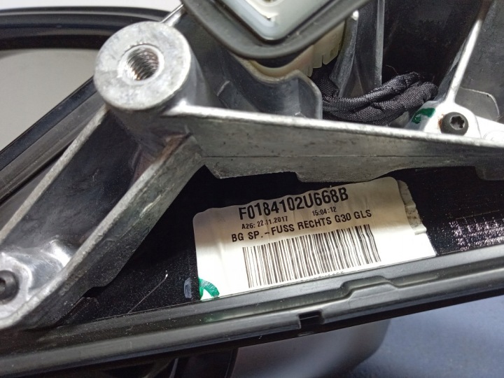фото №6, Bmw 5 g30 g31 зеркало правое 9 pin сатин