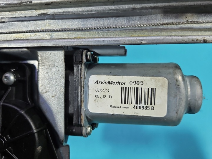 фото №9, Підйомник перед праве скла лебідка 400985b fiat scudo ii 06- 2 pin 5d hb