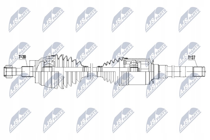 фото №2, Npw-me-052 nty полуось приводная mercedes r w251 05-