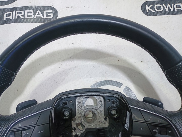 фото №12, Audi a4 b9 s4 rs4 a5 8w0 руль mutlifunkcyjna s-line лепестки кожа