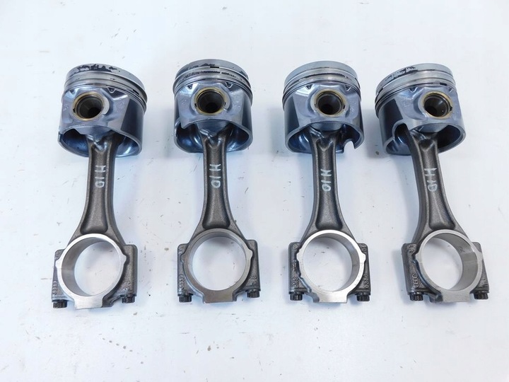 фото №11, Wał номінальний + шатуни 1.9 tdi bls 105km vw passat b6 caddy octavia ii