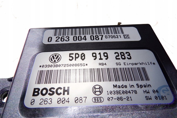 фото №1, Модуль pdc seat altea xl 5p5, 5p8 5p0919283 1.9l дизель 77kw 2007