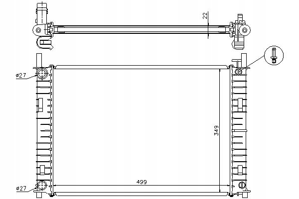 фото №12, Nissens 62027a радіаторів, система охолодження двигуна