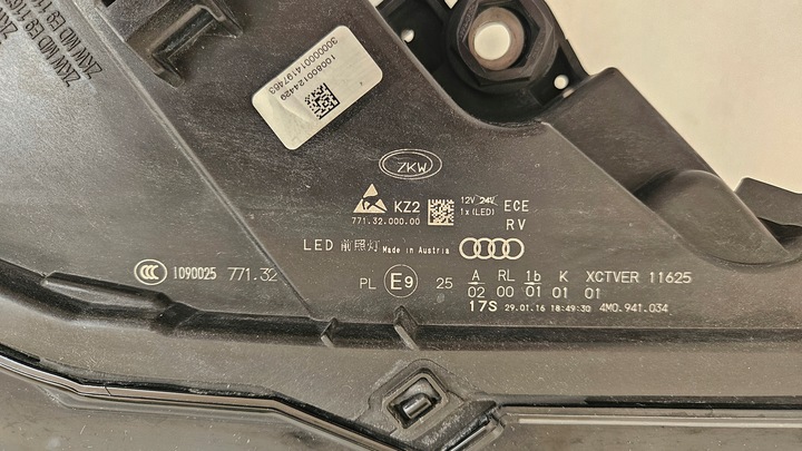 фото №8, Лампа права перед audi q7 ii 4m 4m0 4m0941034 повний led 2015-2019