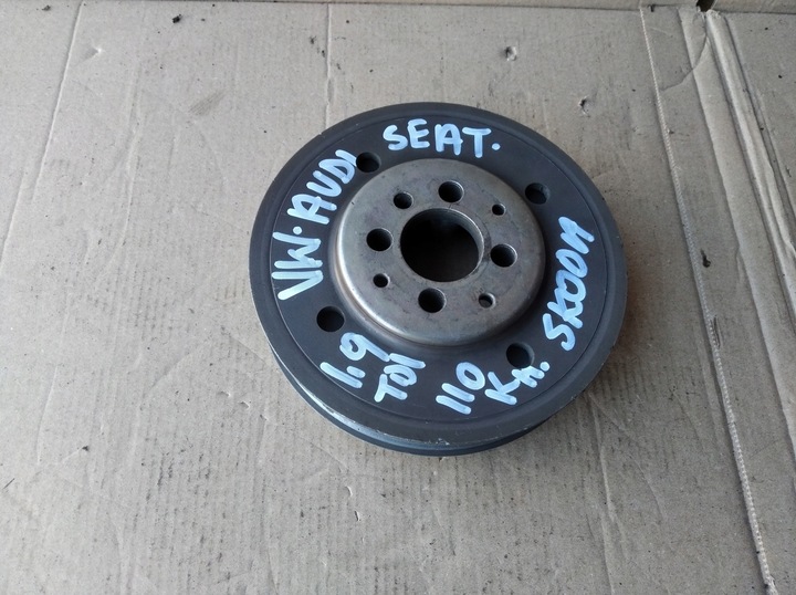 фото №4, Колесо пасове вала колінчастого vw golf iv audi a3 8l skoda 1,9 tdi 110km