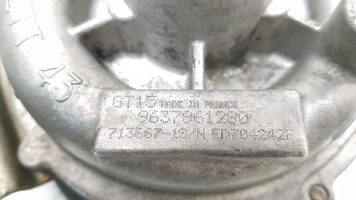 фото №6, Турбонагнетатель 713667-1s/n 9637861280 garrett 2.0hdi c8 807 806 evasion psa