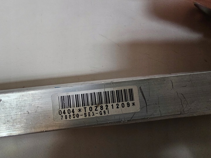 фото №9, Шторка повітряна ліва подушка подушка безпеки лівий honda accord vii 7