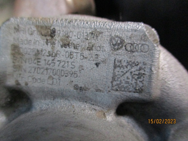 фото №5, Турбонагнітач vw golf a3 1.4 tgi tsi 04e145721s